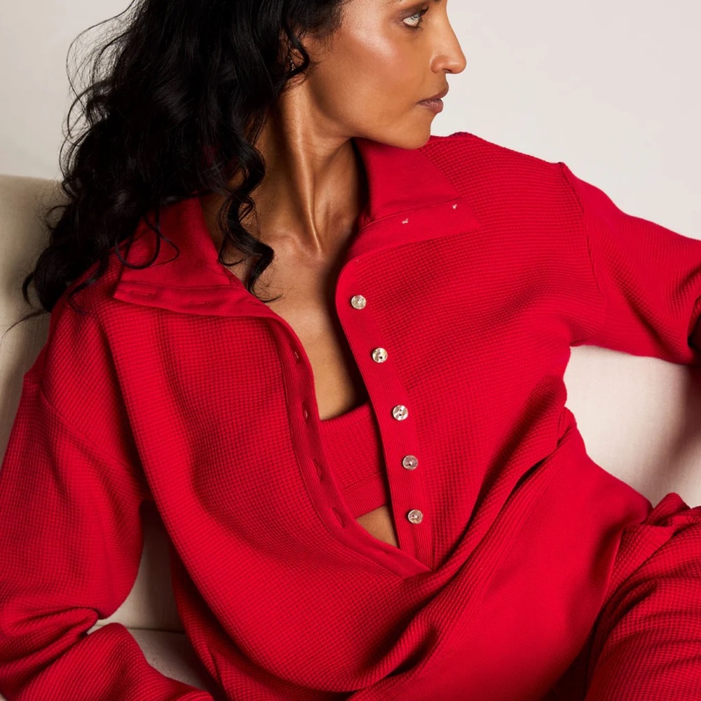 Negative Waffle knit pullover NWT - image 3